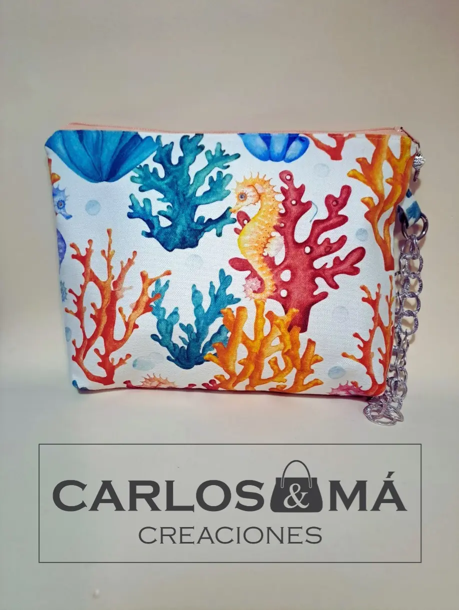 BOLSO DE MANO  fondo marino