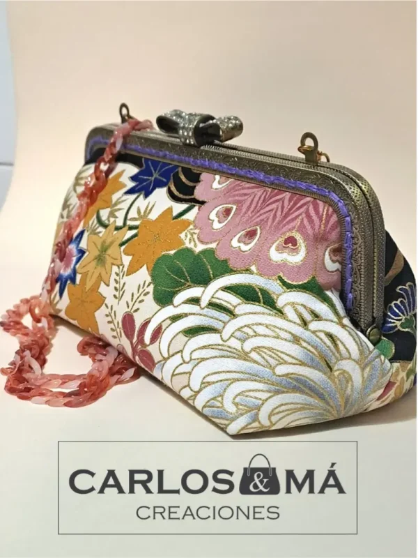 BOLSO BOQUILLA FLORES ORIENTALES (copia) - Imagen 2