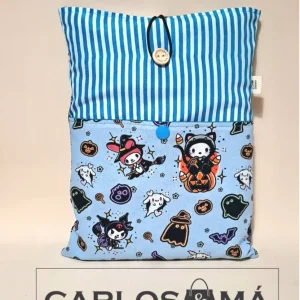 FUNDA DE LITERARIA De Hello Kitty y Kuromi De Hlloween